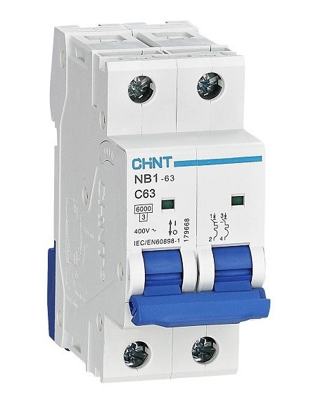 NB1-63-2P-C63 - 63 amp